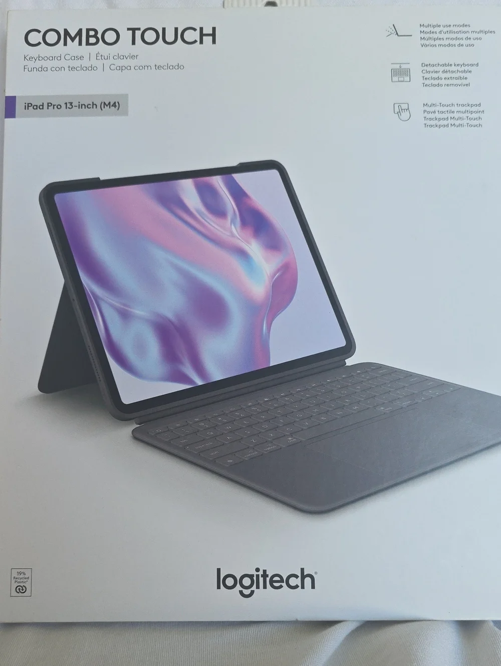 Logitech Combo Touch Keyboard Case for iPad Pro 13-inch (M4).